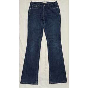 Womens Levis 515 Boot‎ Cut 30 x 32 Jeans Medium Wash Stretch Denim Size 8